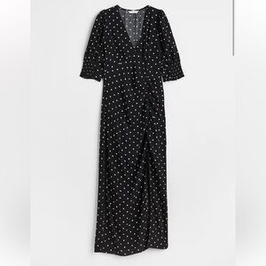 H&M Black Polka Dot Dress